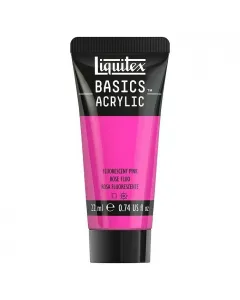 Liquitex basics akrilfesték fluoreszkáló rózsaszín színben magas pigmentáció és színtisztaság magas minőség széleskörű felh