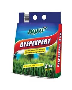 Alkalmazása elsősorban tavasszal ajánlott 3kg készítmény 20-30 m2 területre elegendő kiszerelés: 3 kg