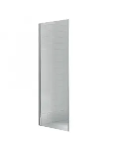 Névleges méret: 80 x 185 cm 6 mm-es, víztiszta biztonsági üveg fényes, krómszínű alumíniumprofil kiegészítő elem teneo zuhan