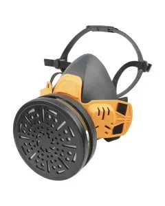 A wolfcraft munkavédelmi maszk a1 szűrőosztállyal készült, cserélhető szűrővel kompatibilis a wolfcraft abek, a1 és p3 pótszűr�