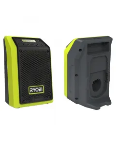Akkus bluetooth r&aacute;di&oacute; műhelyhez 10 w tiszta hangz&aacute;s bluetooth kapcsolat 25 m&eacute;terig usb t&ouml;lt&eacute;s mobil eszk&ouml;z&ouml;kh&ouml;z ryobi one+ 18v kom