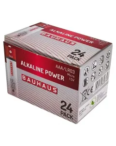 Erőteljes alkáli mikroelem ideális nagy teljesítményű és tartós használatra típus: aaa feszültség: 1,5 v 24 db/csomag