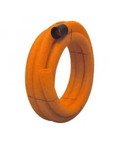 Perforált dréncső optimális vízfelvétel flexibilis kemény pvc-ből dn 125 csőcsatlakozás