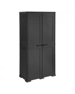 Simplex műanyag szekrény méretei: 164 × 79 ×43 cm (ma. x szé. x mé.) teherbírás: max. 25 kg polconként beltéri használatra alkal
