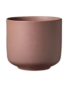 Sk bari blossom kerámia kaspó cseresznyevirág színben Ø24 cm-es kompakt kialakítás matt, enyhén szemcsés felület különféle szo