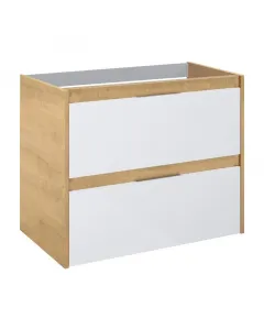 Az alpi mosdószekrény két tágas fiókjával átlátható rendet visz a fürdőbe80 x 45,6 x 59 cm-es kialakítása helytakarékos és j�