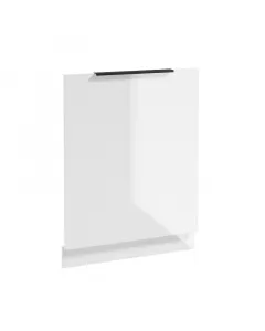 A belluno konyhabútor család része mérete: 80 x 60 x 1,6 cm fehér, magasfényű front matt fekete, fém fogantyúkkal