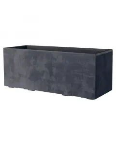 Deroma millennium virágláda, nagyméretű, modern kialakítással 99 × 39 × 38 cm-es hosszúkás forma, nagyobb növényekhez is megfele