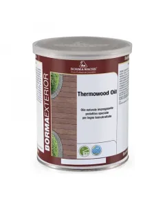 Borma thermowood olaj hőkezelt fák védelmére és ápolására mélyen beszívódik időjárásálló ideális teraszokhoz, kerti bútoro