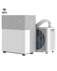Midea porta mobil splitkl&iacute;ma csendes műk&ouml;d&eacute;s&nbsp;39 db egyszerű telep&iacute;t&eacute;s a csatlakoz&oacute;cső a legkeskenyebb ablakr&eacute;sen is &aacute;tf&eacute;r: 2 m 