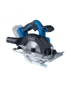 20 v-os scheppach akkus kézi körfűrész 165 mm-es fűrészlap, 24 foggal vágási mélység: max. 53 mm (90°), 39 mm (45°) led munkal�