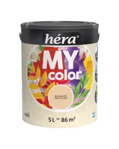Beltéri falfestékként a hÉra my color természetes matt felületet biztosíta páraáteresztő kialakítás segíti a falak szellőzés�