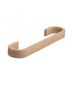 Gedy törölközőtartó 30 cm szélességgel 100% bambusz praktikus megoldás törölközők rendezett tárolására kompakt méret kisebb 