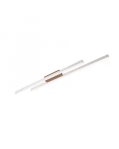 Modern trio led mennyezeti lámpa szürke-kávébarna fémházzal nappalikba110 cm hosszúság mellett elegáns, letisztult megjelenést kí