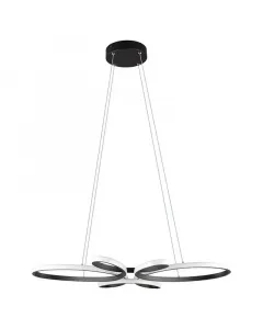 A trio fly függőlámpa modern led világítást biztosít nappaliban vagy étkezőben, dekoratív függesztett kialakítással beépített