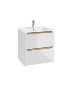 Modern stílusú stilla mosdószekrény esztétikus megjelenéssel feldobja a fürdőszobát60 x 60 x 45 cm-es méretének köszönhetően k