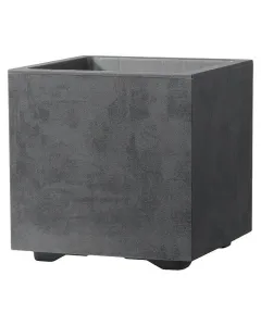 Deroma millennium virágláda, modern megjelenésű, kocka formájú növénytartó 25 × 25 × 25 cm-es méret, amely kisebb növények és