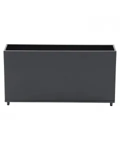 Sunfun lumar virágláda kiváló minőségű acélból porszórt felületkezelés modern szürke szín 89 x 23 x 45 cm-es méret