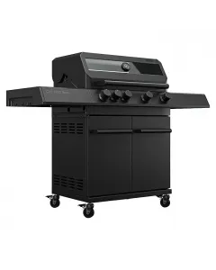 Kingstone gázgrill cliff 4500 beast (black edition) 72 × 45 cm-es grillfelület 4 rozsdamentes acél égő beast zone infravörös égő 3