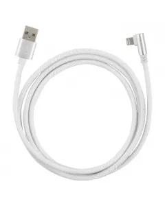 Bauhaus usb töltőkábel lightning csatlakozóval iphone, ipad készülékekhez ergonómikus, 90°-os kialakítás játékhoz gyors tölté
