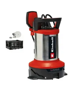Einhell ge-dp 7535 szennyvíz szivattyú 2 az 1-ben: tisztavíz- és szennyvízszivattyú eco-power: nagyobb szállítási teljesítmény,