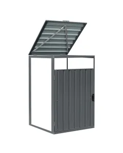 Gardol modular kukatároló kiegészítő elem teljes méret: 80×80×122 cm 0,6 mm vastag horganyzott acél váz, 0,25 mm festett acélleme