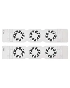 Emos radiátor ventilátor szett duo 60 m³-es helyiségekhez 2 ventilátorsebesség  automatikus indítás 28 °c felett / kikapcsolás 25