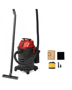 Az einhell tc-vc 1930a száraz-nedves porszívó ideális otthoni és műhelyhasználatra. 1500 w teljesítményű motor és 30 l tartály