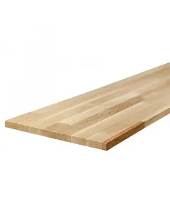 Exclusivholz tölgy ragasztott polclap keskeny, csomós felületű, b/c minőségben, természetes karakterrel mérete: 1200×200×12,5 mm 