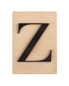 Rayher dekor betű scrabble stílussal 10,5 cm x 14,8 cm méret, 4 mm vastag alap 3 mm vastag betű egyedi fali vagy ajtódekorációkhoz fe