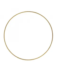 Kreatív alkotásokhoz Átmérő: 25 cm anyaga: fém aranyszínű