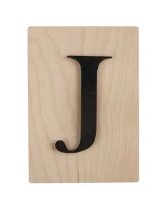 Rayher dekor betű scrabble stílussal 10,5 cm x 14,8 cm méret, 4 mm vastag alap 3 mm vastag betű egyedi fali vagy ajtódekorációkhoz fe