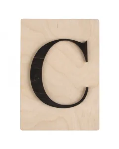 Rayher dekor betű scrabble stílussal 10,5 cm x 14,8 cm méret, 4 mm vastag alap 3 mm vastag betű egyedi fali vagy ajtódekorációkhoz fe