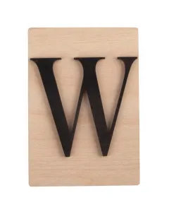 Rayher dekor betű scrabble stílussal 10,5 cm x 14,8 cm méret, 4 mm vastag alap 3 mm vastag betű egyedi fali vagy ajtódekorációkhoz fe