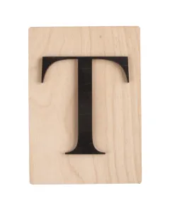 Rayher dekor betű scrabble stílussal 10,5 cm x 14,8 cm méret, 4 mm vastag alap 3 mm vastag betű egyedi fali vagy ajtódekorációkhoz fe