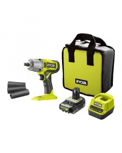 18 v-os ryobi one+ akkus ütvecsavarozó led munkalámpával maximális meghúzási nyomaték: 600 nm, oldási nyomaték: 800 nm három foko