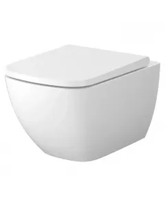 Camargue new york fali wc szett perem nélküli kivitelben power flush technológia a hatékony szögletes forma  rejtett rögzítés és s