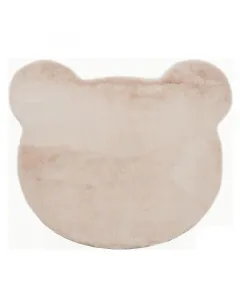 Rabbit szőnyeg maci mintával, bézs színben mérete: 80 cm x 95 cm poliészter anyag, teljes súly: 1550 g/m2 szálmagasság: 22 mm, boly