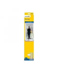 Szúnyogháló ajtóra 120 x 240 cm mérettel anyag: fehér poliészter rögzítés: mágneses és tépőzáras kialakítás: két részből