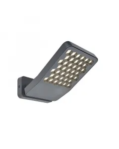Lutec kültéri falilámpa 1 x 13,7 w-os beépített led-fényforrással energiatakarékos fényáram: 2000 lm ip54-es védettség