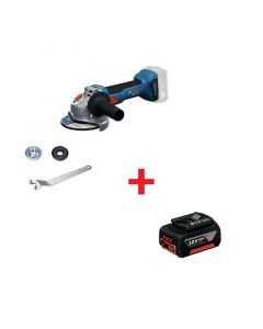 Bosch professional&nbsp;akkus sarokcsiszol&oacute; gws 18v-8 18 v akkumul&aacute;toros műk&ouml;d&eacute;s &ndash; vezet&eacute;k n&eacute;lk&uuml;l t&aacute;rcsa&aacute;tm&eacute;rő: 125 mm tengelymene