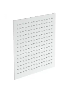 SchÜtte zuhanyfej rozsdamentes acél kivitel 30 cm x 30 cm méretű  lapos forma  gömbcsuklós kialakítás  1/2 colos szabványos csat