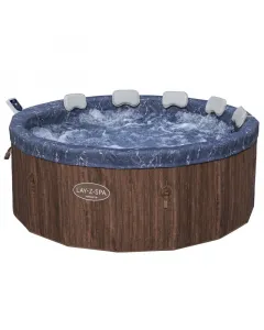 Bestway merevfalú masszázsmedence lay-z-spa toronto airjet méret: Ø190x70cm befogadóképesség: 5–7 fő 1250 literes vízkapacitás 