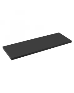 Laminált polclap antracit színben, 80 x 20 cm méretben 18 mm vastag, stabil faforgácslap négy oldalán élfóliázott kivitel könnyen 