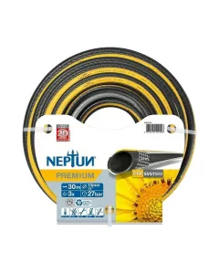 Neptun premium tömlő 30 m hosszal kerti öntözéshez nts technológiával a csavarodás és megtörés megelőzésére fix rögzítőrend