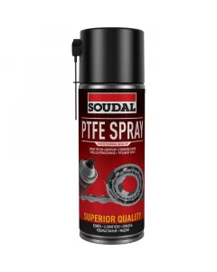 Soudal teflonos kenőspray tartós védelemhez ptfe alapú kenőanyag csökkenti súrlódást és kopást víz- és szennyeződéstaszító 