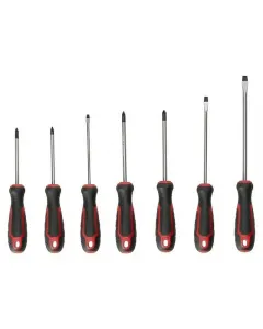 Az alpha tools csavarhúzó készlet 7 darabos összeállításban, a leggyakoribb sl és ph méretekkel biztosít megoldást általános sz