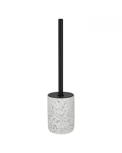 Camargue wc kefe garnitúra stone terrazzo, modern fürdőszobai kiegészítő terrazzo megjelenéssel anyag: polyresin (műgyanta) higiéni