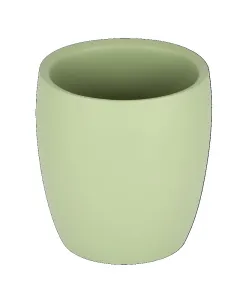 Venus flakoni pohár menta színben polyresin anyagból készült modern design fogkefetartóként vagy univerzális pohárként használhat