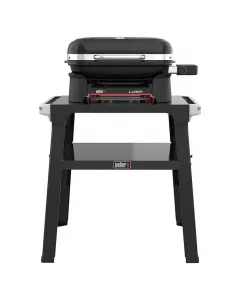 Weber lumin compact elektromos grill állvánnyal 2,2 kw teljesítmény többfunkciós használat porcelán zománcozott grillfelületek gr